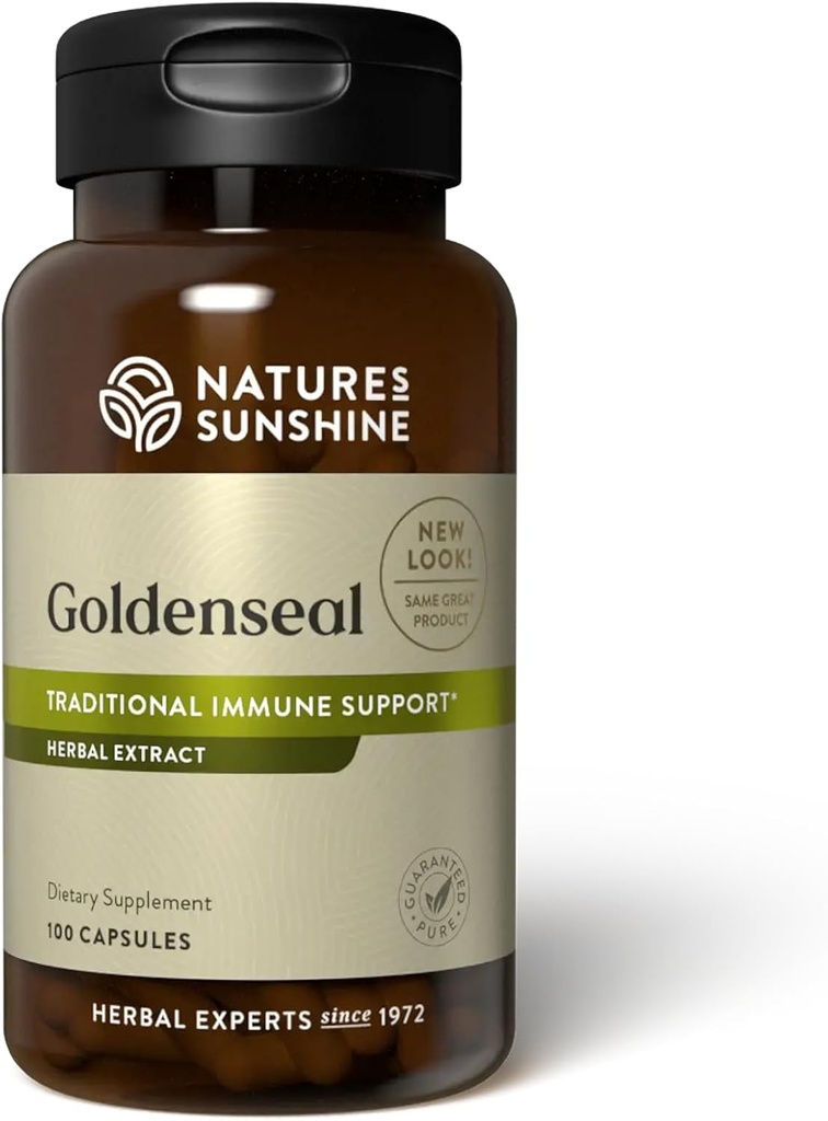 Sello de oro Sunshine de la naturaleza, 100 cápsulas