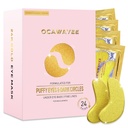 Bajo Patches Ojos para Mujeres - Bajo Máscaras Ojo con Colágeno Abundante para Belleza &amp; Cuidado Personal - Smooths Fine Lines &amp; arrugas/Delays Envejecimiento/Reduce Círculos Oscuros &amp; Ojos Puffy (24 Parejas)