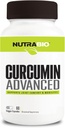 NutraBio Curcumin Advanced Digestion & Joint Support Complex, 60 cápsulas vegetales