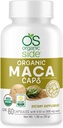 Orgánica Lado Silencioso Maca Capsules Silencioso USDA Certified Orgánica, No-GMO, Vegan Silencio 60 Capsules for Energy Silencioso Saldo hormonal, y Vitality ← Suplemento Natural