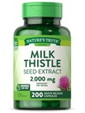 La verdad de la naturaleza Milk Thistle Suplemento ← 2000mg ← 200 Capsules