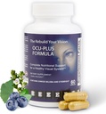 Fórmula Ocu-Plus, Suplemento de Salud Ocular para 50 más adultos - Lutein " Zeaxanthin, Zinc, Vitaminas C, A, E, Cobre Gluconate, Quercetin (60 cápsulas)