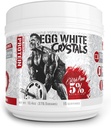 Rich Piana 5% Nutrición Egg White Crystals TENIDO 100% Pure Egg White Protein Powder TEN 20 Grams of Protein ← Mixes &amp; Stores Fácilmente TENIDO 0,84 lbs, 15 Servings (Unflavored)
