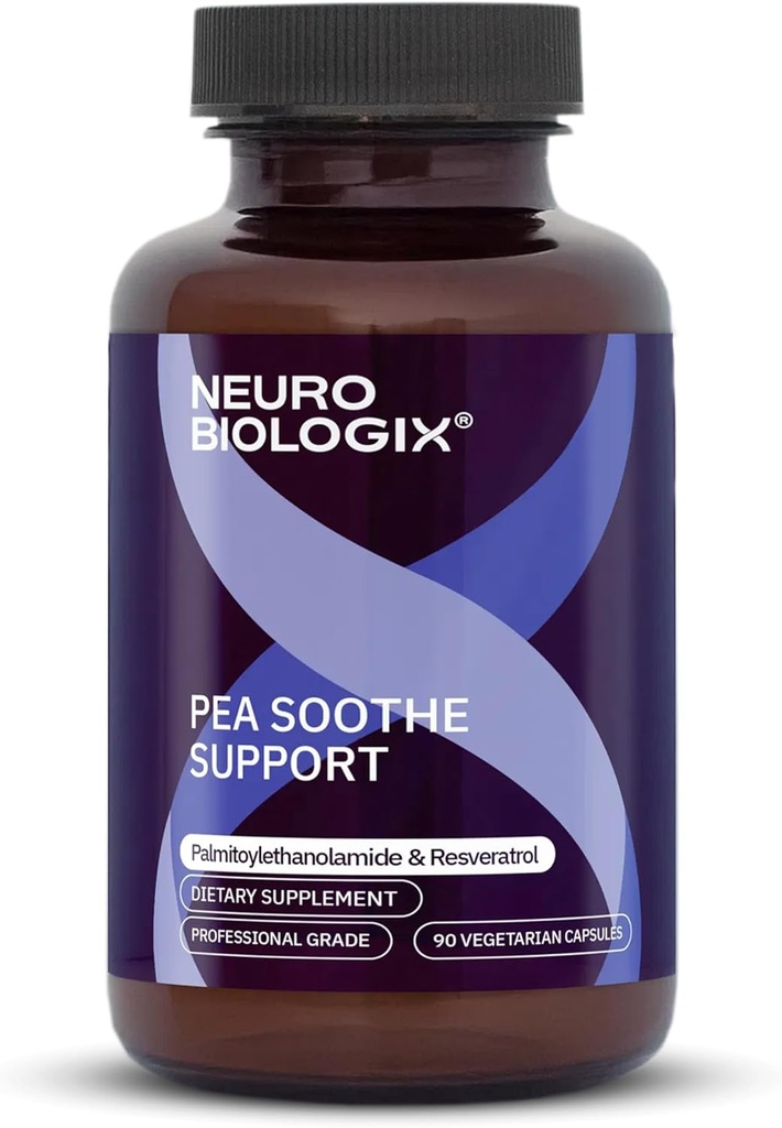 PEA Soothe Support Natural Relief Formula - PEA Supplement Destacando PEA &amp; Resveratrol to Support Nerve Function " Reduce Sensitivity - Promotes Recovery, Mental Clarity, Energy " Everyday Balance