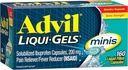 Advil Liqui-Gels Minis Doin Reliever and Fever Reducer, Doin Medicine for Adults with Ibuprofen 200mg for Pain Relief - 160 Liquid Filled Capsules