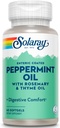 Solaray Peppermint Oil Enteric Coated w/Rosemary & Thyme Oil TEN Healthy, Soothing Digestion Support ← 60 Softgels