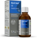 TALYA Black Seed Oil 3.4 fl. oz (100 ml) - Liquid Black Seed Oil - Suplemento dietético - Immune Support - High Thymoquinone - Cold Pressed - Aceite de Semilla Negra Turca Pura - Non-GMO - Glass Bottle