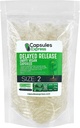 XPRS Nutra Delayed Release Size 2 Empty Capsules - 1000 Count Clear Empty Vegan Capsules - Vegetarian Pills - DIY Vegetable Capsule Filling - Fillable Veggie Gel Caps for Do-It-youself Supplements