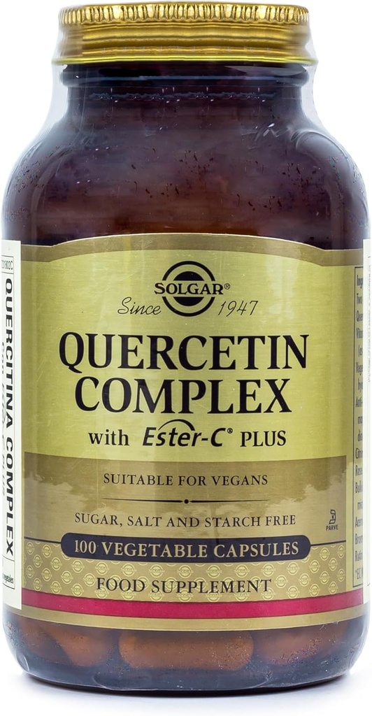 Solgar, Complejo Quercitin con Ester C, 50 Conde