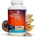 Auténtica Moringa Plus+ Apoyo en foco Suplemento 10:1 Extracto Silencioso 20,000 mg de Moringa Orgánica, Reishi, Cordyceps, Mane de León, Ashwagandha, Bacopa Monnieri  permanente Memoria " Salud cerebral para adultos (150 cápsulas)