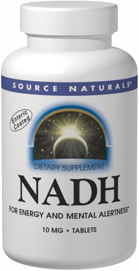 Fuente Naturals NADH, Coenzyme B-3, for Energy and Mental Alertness*, 5 mg - 60 Enteric Coated Tablets