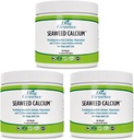 Calcio de algas marinas para perros &amp; gatos 14oz, Suplemento de calcio para equilibrar comida casera, probado para la pureza, más asequible que la competencia, Vet Recomendado, Antiguamente el Calcio de algas marinas (3 pack)
