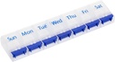 HealthA2Z® Pill Box TENIDO Fácil de abrir Caso Pill 7 Días TENIDO Medicamento Organizador para Medicina OTC &amp; Suplemento