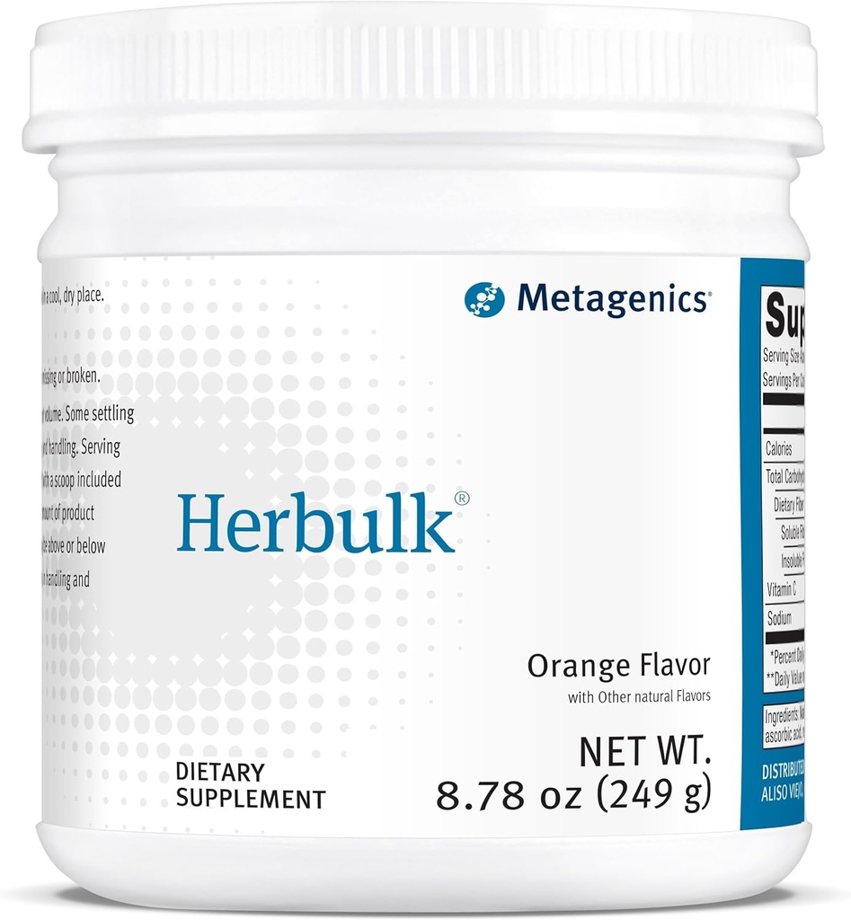 Suplemento dietético Herbulk Dietary, Orange, 8.78 Ounce