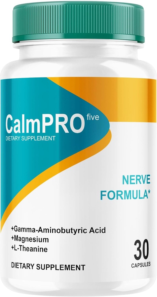Calm Pro 5, Calm Pro 5 cápsulas, Calm Pro Cinco píldoras suplementarias, Calm Pro 5 Advanced Formula - All Natural Capsules, Calm Pro 5 Comentarios, 1 botella