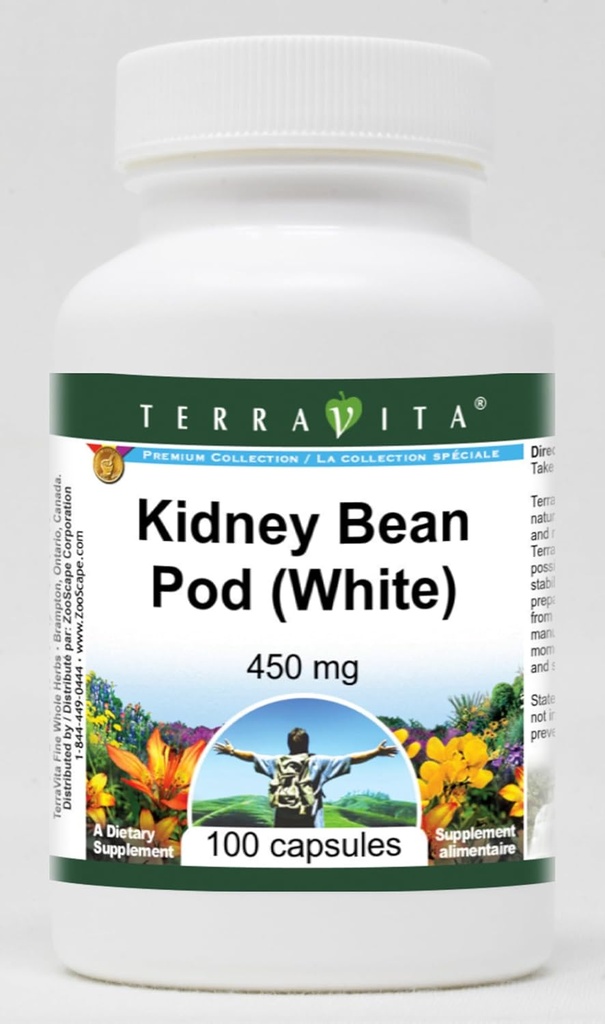 Kidney Bean Pod (White) - 450 mg (100 cápsulas, ZIN: 511340)