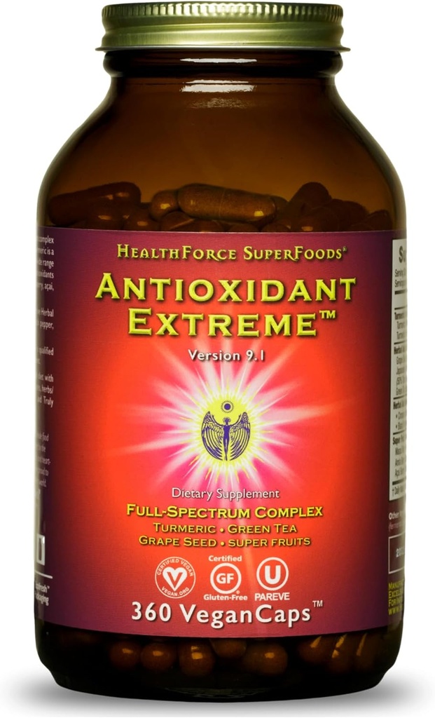 SUPERFOODOS DE HEALTHFORCE Antioxidant Extreme - 360 cápsulas veganas