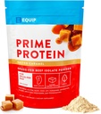 Equip Foods Prime Protein Powder ← Clean, Grass Fed Beef Protein Powder, Carnivore Protein Isolate ANTE Paleo, Keto Friendly, Gluten &amp; Dairy Free, Helps Build &amp; Repair Tissue sometida 30 Servings, Salted Caramel