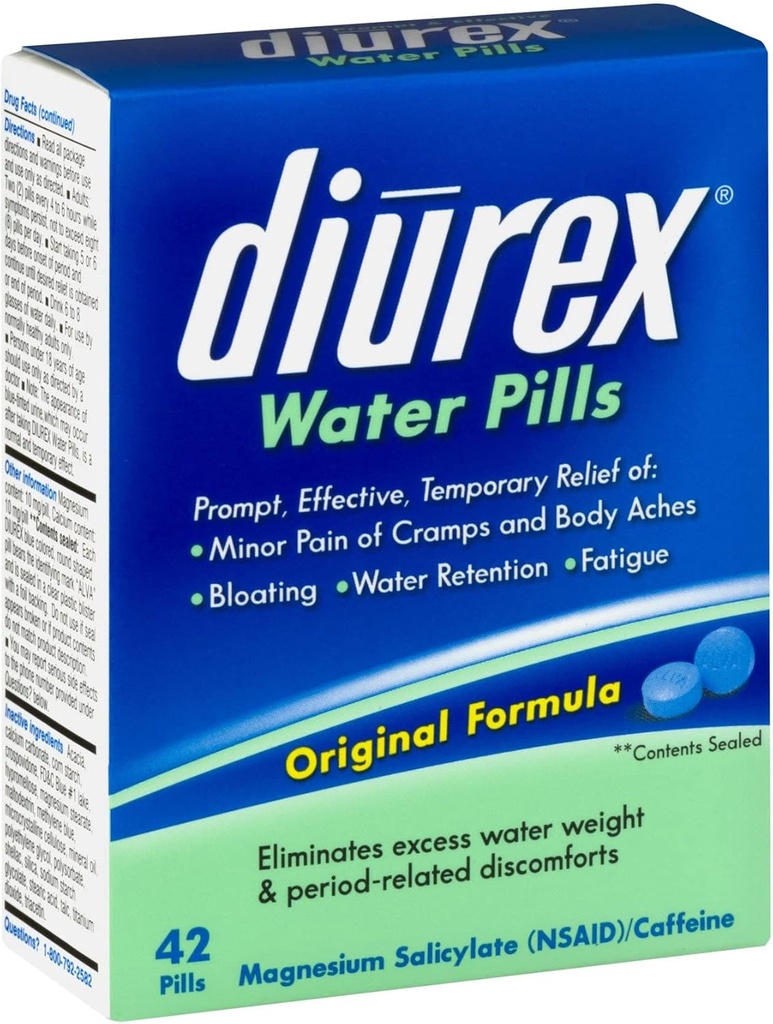 Píldoras Diurex, 42-Count (Pack of 2)