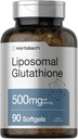 Horbaach Liposomal Glutathione Suplemento 500mg Silencio 90 Softgels Silencio No GMO &amp; Gluten Gratis