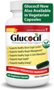 Glucocil – Nuevo - Capsules vegetarianos - Soporte de azúcar de sangre Premium - Soportes Los 3 Esenciales para el Azúcar Sangre Saludable - con la Hoja de Moro Berberina, Propietario y Más