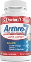 U.S. Doctors’ Clinical Arthro-7 - Clinically Proven Joint Support Complex with Turmeric, MSM, Collagen, Bromelain for Flexibility, Mobility, and Strong Cartilage - 60 Capsules - 15/30-Day Supply