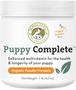 Wholistic Pet Organics Puppy Complete - Dog Multivitamin Powder - 1 Lb - Daily Dog Vitamins &amp; Suplementos para Homemade Food - Immune System, Skin, Coat &amp; Global Health - Small and Large Breed Puppies