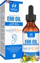 Aceite de oído ecológico para la infección del oído - Natural Eardrops for Earache Prevention, Swimmer's Ear &amp; Wax Removal - Niños, Adultos, Bebé, &amp; Dog Earache Remedy - con Mullein, Ajo, Calendula Made in USA (2 Oz)