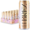 BREZ FLOW Bebida Mane de León Mane Mushroom, 24-Pack, no utilizado, adaptógenos, alivio, elevación y social, Sparkling Lemon Elderflower Tonic 12 Fl oz