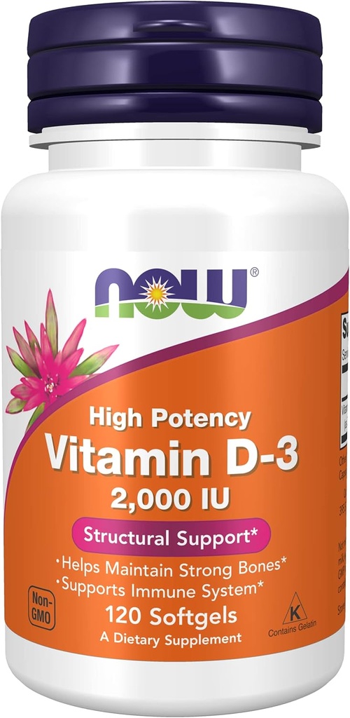 Vitamina D 2000 UI 120 softgels