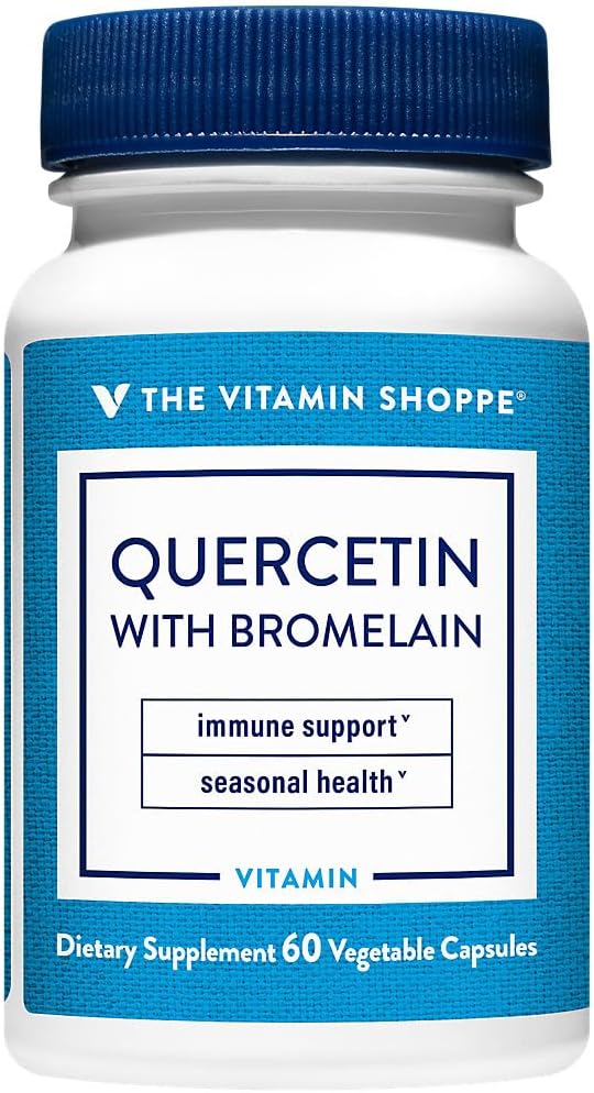 La vitamina Shoppe Quercetina con bromelaina - 250 mg Antioxidante (60 cápsulas)