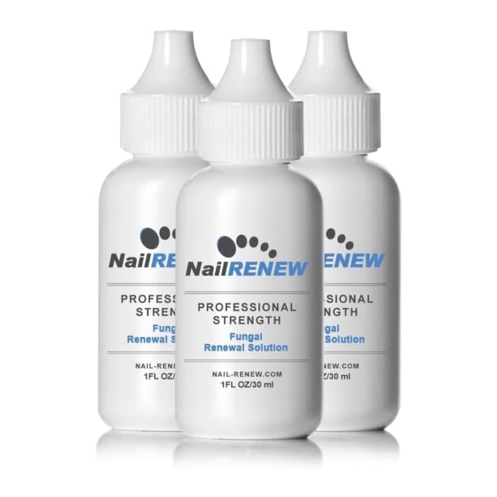 NailRENEW Antifungal - Tratamiento de hongos de fuerza profesional, compatible con el hongo de los pies, las uñas decoloradas o frágiles (1 botella) (3)