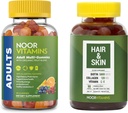 Vitaminas Noor Adulto Gummy Bundle - Vitaminas Halales Suplementos - 2 Valor Botella