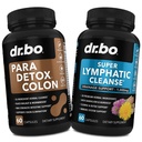 Colon Cleanse Pills Body Detox & Lymphatic Drainage - Intestinal Guard Cleanser for Stomach Gut & Lymph Support Supplements Pills - Lymphatic Support Lymph Node Detox Cleanse System Drainage