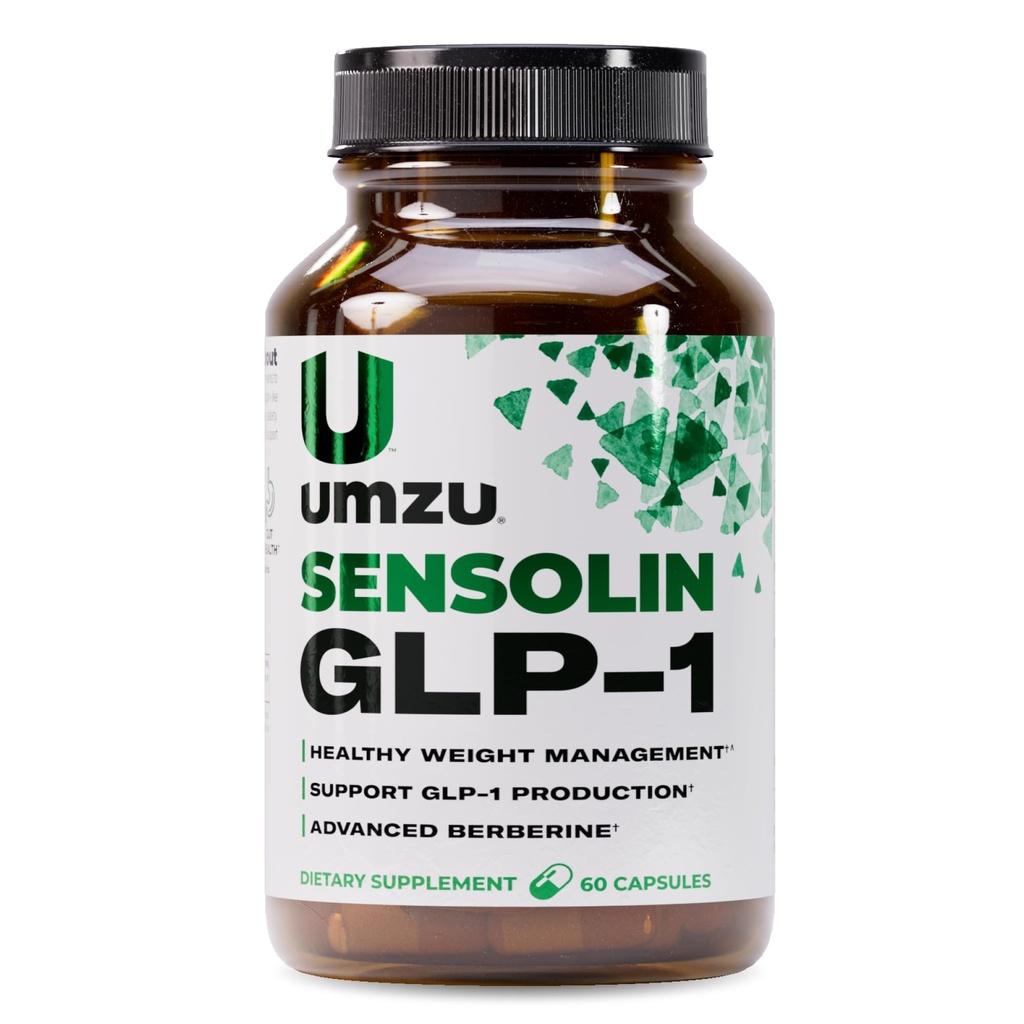 UMZU Sensolin GLP-1 Support Supplement – 30 Day Supply – with Dihydroberberine, Ceylon Cinnamon, Chromium &amp; Biotin – Supports Metabolic Function, Focus &amp; Energy Balance