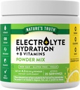 La verdad de la naturaleza Electrolytes Polvo Silencio No Azúcar Silencioso con B Vitaminas Silencio Refrescando Lemon Flavor Silencio Vegan, No Gluten Suplemento gratuito para la hidratación