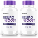 (2 Pack) Neuro Boost – Premium Capsules con una Fórmula Limpia para Focus, Alertness y Sharpness de Todos los días TENIENDO Píldoras fáciles de tomar para soporte diario (120 cápsulas)