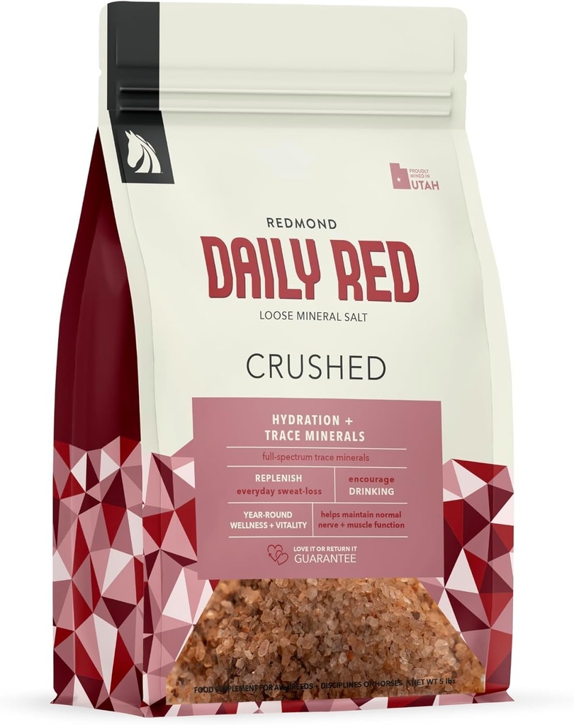 RED Crushed - Suplemento Mineral para Caballos (5 LB Bag)