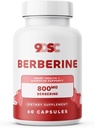 9DSC Berberina Suplemento 800 mg - 60 cápsulas
