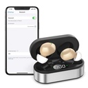 Ayudas de Audición recargables para personas mayores - 16 canales Ayudas de Audición Bluetooth - Dispositivos de amplificador de Audición Digital Invisibles para el oído con reducción de ruido, llamadas habilitadas para iOS Android Music
