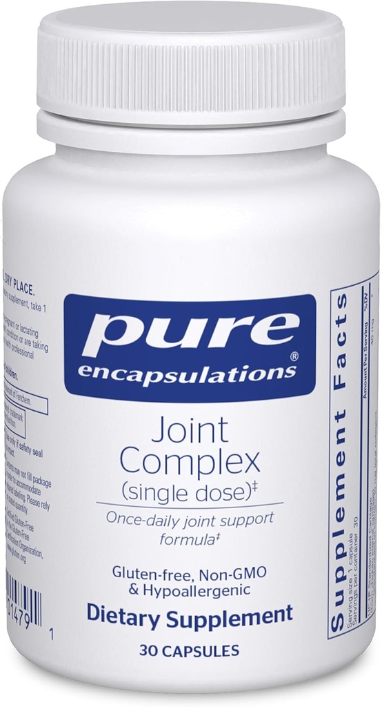 Pure Encapsulations Joint Complex (Single Dose) | Once-Daily Supplement to Support Joint Mobility, Comfort, Tissue, and Cartilage Health* | 30 Capsules