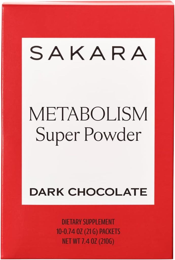 SAKARA Metabolismo Super Polvo, 10 Servimientos - Metabolismo Bebida Polvo Ayuda Digestiva Salud &amp; Bloating, Digestive Enzymes Suplementos para Mujeres, Gut Health Smoothie Mix con Gymnema Sylvestre