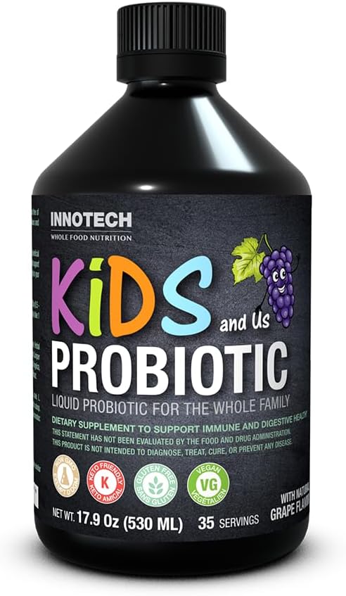 Nutrición INNOTECH: Los niños y nosotros Probiótico líquido, sabor de la uva - 530 ml