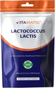 Vitamatic Lactococcus Lactis Powder Probiótico - Asistencia sanitaria digestiva - 100 Gram (3.5 OZ) - 100 Servimientos