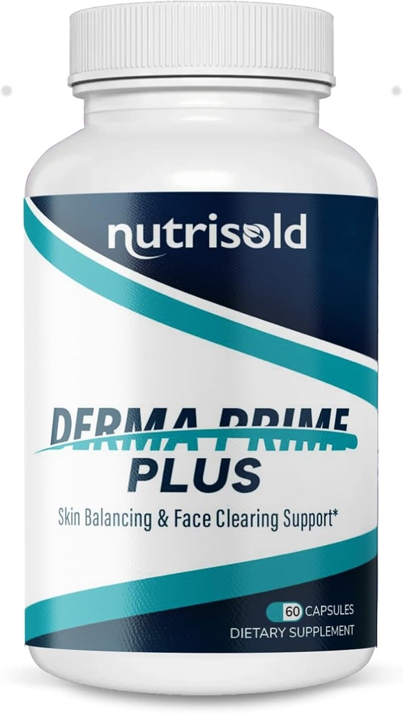 Derma Prime Plus - Equilibrio de piel " Soporte de limpieza frente I suplemento anti envejecimiento I para pieles claras, pelo saludable " , mejora la salud de la piel I Rejuvinating Complex I (1)