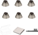 6 Counts GN Resound Sure Fit Hearing Aid Domes for Standard Receiver BTE Hearing Amplifier Ear Tips Domes