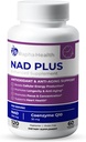 NAD ¦ Advanced Energy " Anti-Aging Fórmula Silencio con NAD y Coenzyme Q10 Silencioso Apoya Heart " Cognitive Health TEN 120 Capsules - 60 Day Supply