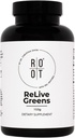 Root Relive Greens by Dr. Rahm's viv Superfood Powerhouse with Dark Leafy Greens, Fruits & Fibers - 153g