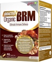 LABO Nutrition Bioactive Organic BRM - Advanced Immune Support " Maintain Natural Killer Cell Activity; 6 Therapeutic Mushrooms Lingzhi, Yunzhi, Maitake, Shiitake, Agaricus Blazei Murill & Cordyceps